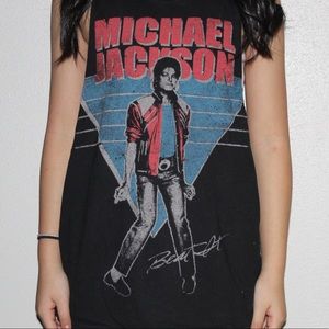 michael jackson muscle tee